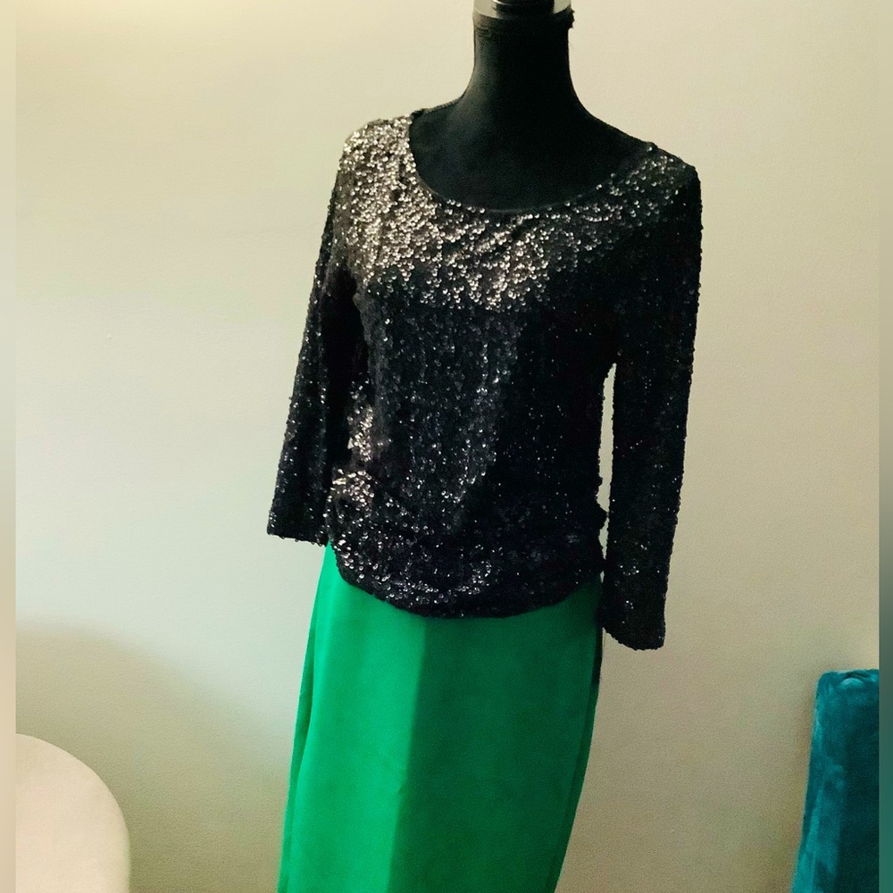 Dressy J. Crew Sequined Top - image 1